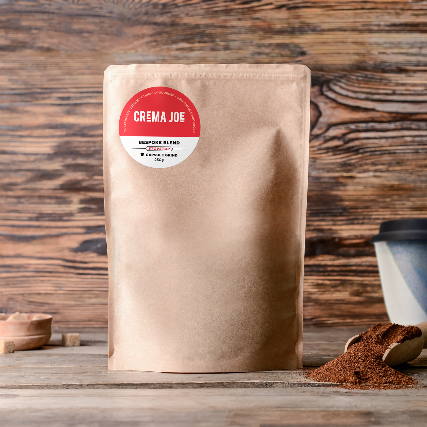 Dark roasted coffee - perfect for reusable coffee pods & capsules