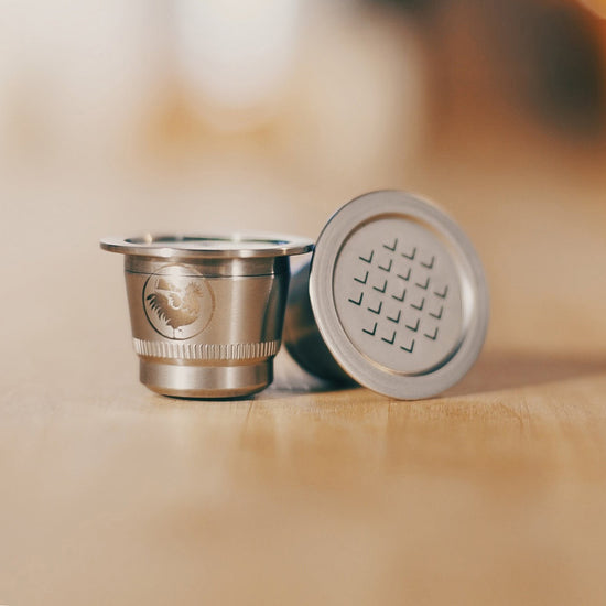 WayCap Ez Nespresso Reusable Pods - Italian Steel Capsules | Crema Joe